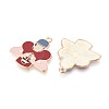 Alloy Enamel Pendants ENAM-T025-02G-10-2