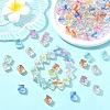 200Pcs Transparent Acrylic Beads TACR-YW0003-45-5