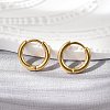 304 Stainless Steel Huggie Hoop Earrings EJEW-G272-02-8mm-G-1