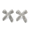 304 Stainless Steel Stud Earring EJEW-C131-03P-4