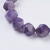 Natural Amethyst Beads Strands G-G100-10mm-1-3