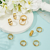 14Pcs 7 Styles Stainless Steel Grooved Finger Ring Settings STAS-SC0010-65G-4