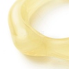 Flower Acrylic Beads Finger Rings for Kid Teen Girl Women RJEW-JR00384-9