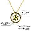 304 Stainless Steel Enamel Sport Basketball Pendant Necklaces WGDDA99-04-2