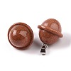 Synthetic Goldstone Pendants G-B041-01P-03-2