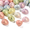 UV Plating & Spray Painted Opaque Acrylic Beads OACR-G047-04-1