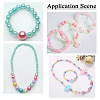  300Pcs 15 Colors Transparent Acrylic Beads MACR-TA0001-29-8
