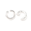 Brass Open Jump Rings KK-G604-08S-10-2