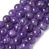 Natural Amethyst Beads Strands G-R446-10mm-21-A-5