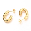 201 Stainless Steel Half Hoop Earrings EJEW-C501-16G-A-2