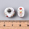 Opaque Resin European Beads RPDL-T004-01N-3