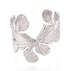 304 Stainless Steel Cuff Open Rings for Women RJEW-N052-12P-2