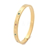 Eye 304 Stainless Steel Rhinestone Bangles for Women BJEW-Z092-09G-5