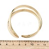 304 Stainless Steel Cuff Bangles for Women BJEW-B150-02G-5