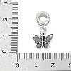 Rack Plating Brass European Dangle Charms KK-R200-05AS-02-3