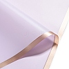 20 Sheets Gold Edge Waterproof PVC Gift Wrapping Paper PAAG-PW0001-018K-1