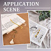 60Pcs 3 Colors Tibetan Style Zinc Alloy Bookmarks FIND-SC0022-42-7