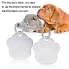 60Pcs 2 Style Aluminum Alloy Pendants ALUM-BC0001-63A-6