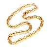 304 Stainless Steel Link Chain Necklaces for Women Men NJEW-F363-06G-4