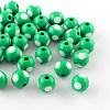 Dot Pattern Opaque Acrylic Beads LS-SACR-R883-12mm-06-1