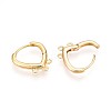 Brass Hoop Earring Finding KK-N261-65G-2