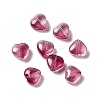 Electroplate Transparent Glass Bead EGLA-H102-08K-3