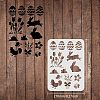 Large Plastic Reusable Drawing Painting Stencils Templates DIY-WH0202-134-2