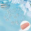 CREATCABIN 80Pcs 4 Size 925 Sterling Silver Open Jump Rings STER-CN0001-16-3