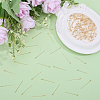 100Pcs Brass Ball Head Pins KK-GO0002-44C-4