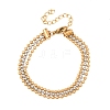 304 Stainless Steel Ball Chain Multi-strand Bracelets BJEW-C128-01A-2