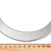Alloy Wide Choker Necklaces for Women NJEW-C090-01P-3