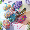 Polyester Fibers Knitting Yarn DIY-TADJ0002-005E-7