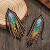 Fashionable Long Tassel Dangle Earrings MW1277-5