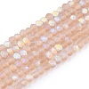 Transparent Glass Beads Strands EGLA-A044-T1mm-MB20-1