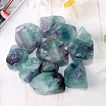 Natural Rough Raw Fluorite Display Decorations G-PW0007-143A