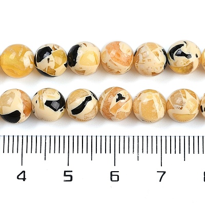 Sythetic Amber Beads Strands X1-G-M199-02C-1