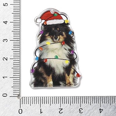 Christmas Theme Acrylic Pendants FIND-R006-01F-1
