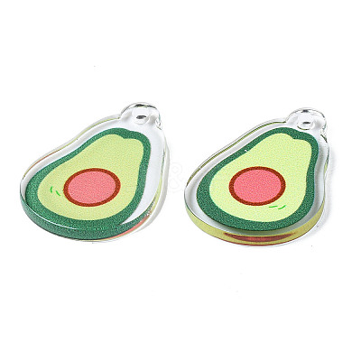 Translucent Acrylic Pendants LS-TACR-N013-002-1