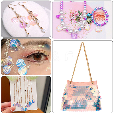 50G UV Plating Plastic Charms KY-CY0001-08B-1