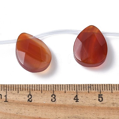 Natural Red Agate(Dyed & Heated) Beads Strands G-A259-A01-01-1