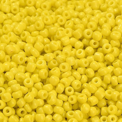 8/0 Opaque Colours Round Glass Seed Beads X-SEED-A010-3mm-42-1