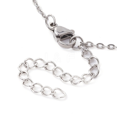 Tarnish Resistant 201 Stainless Steel Macrame Pouch Empty Stone Holder for Pendant Necklaces Making NJEW-JN04450-02-1