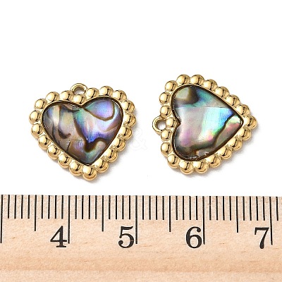 Natural Paua Shell Pendants STAS-G397-16G-02-1