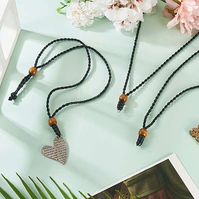 Adjustable Waxed Polyester Cord Necklace Making NJEW-TAC0030-1