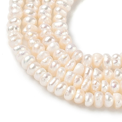 Natural Cultured Freshwater Pearl Beads Strands PEAR-C004-06-1
