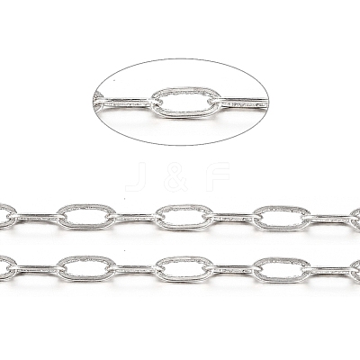 Brass Paperclip Chains X-CHC-S008-001C-P-1