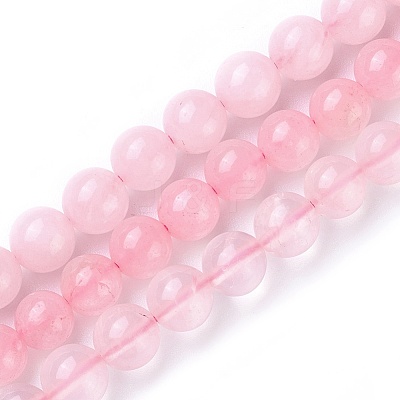 Natural Rose Quartz Beads Strands GSR4mmC034-1