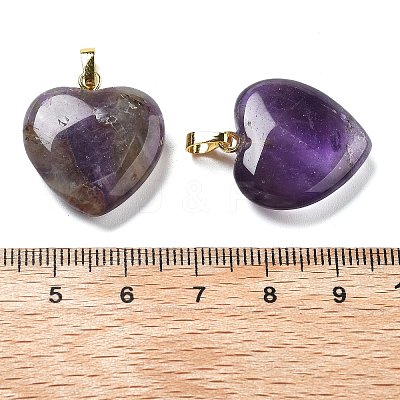 Natural Amethyst Pendants G-G956-B03-G-1