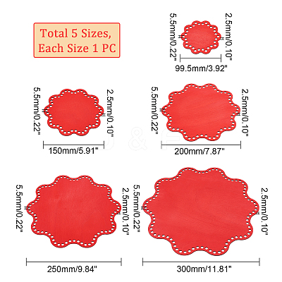 Cotton Wood Basket Bottom DIY-WH0319-35-1