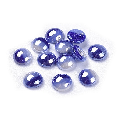 Opaque Glass Cabochons GGLA-S038-12D-8mm-1
